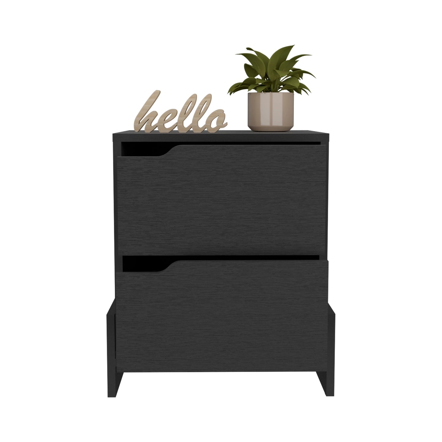 Veloria Nightstand – Black