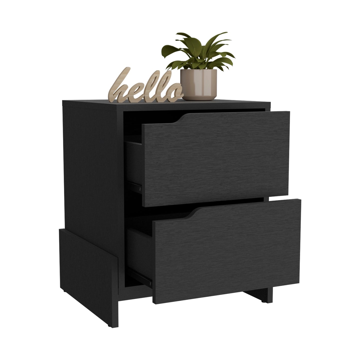 Veloria Nightstand – Black