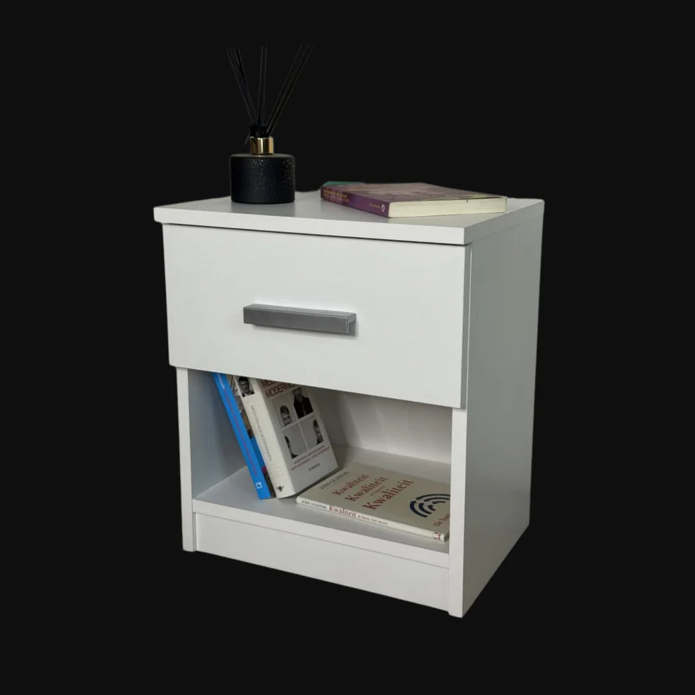 Elvara Minimalist Storage Nightstand