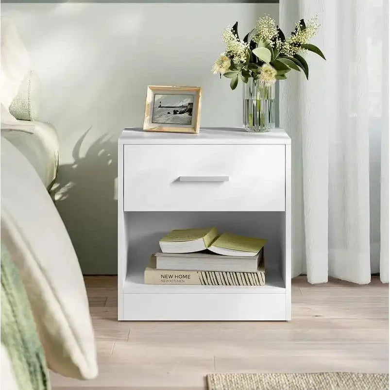 Elvara Minimalist Storage Nightstand
