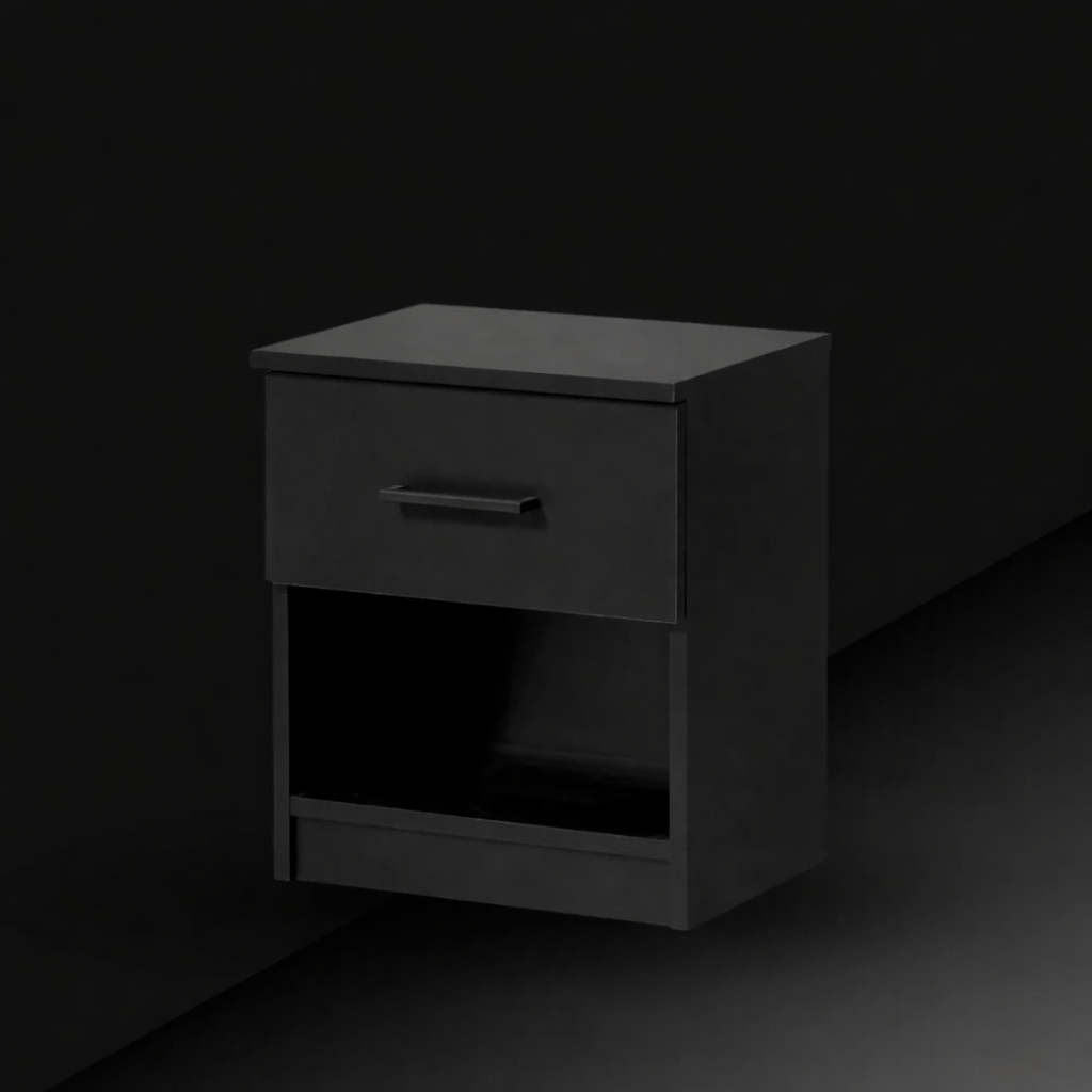 Elvara Minimalist Storage Nightstand