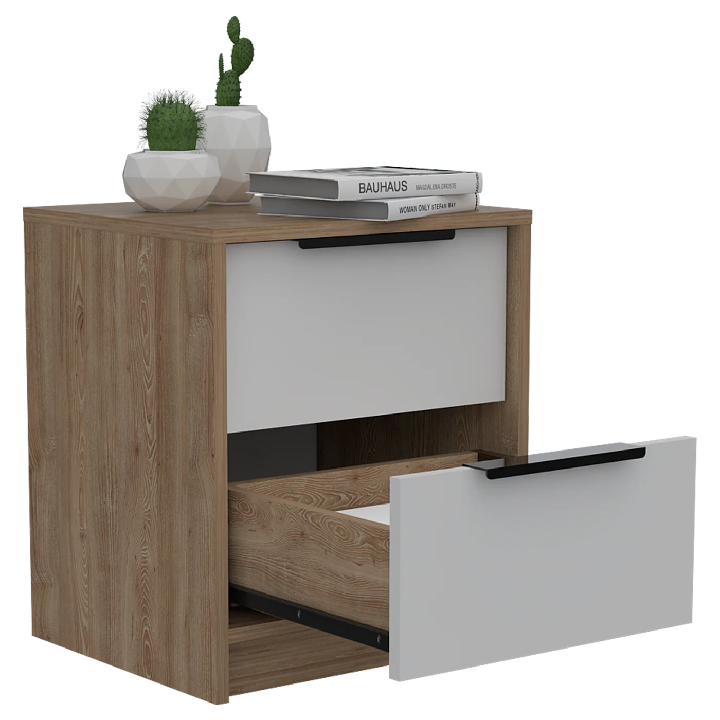 Eter Nightstand – Superior Top, Two Drawers