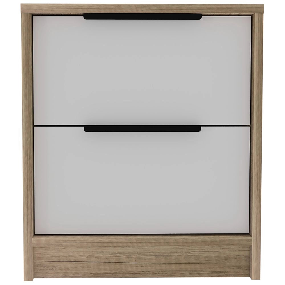 Eter Nightstand – Superior Top, Two Drawers